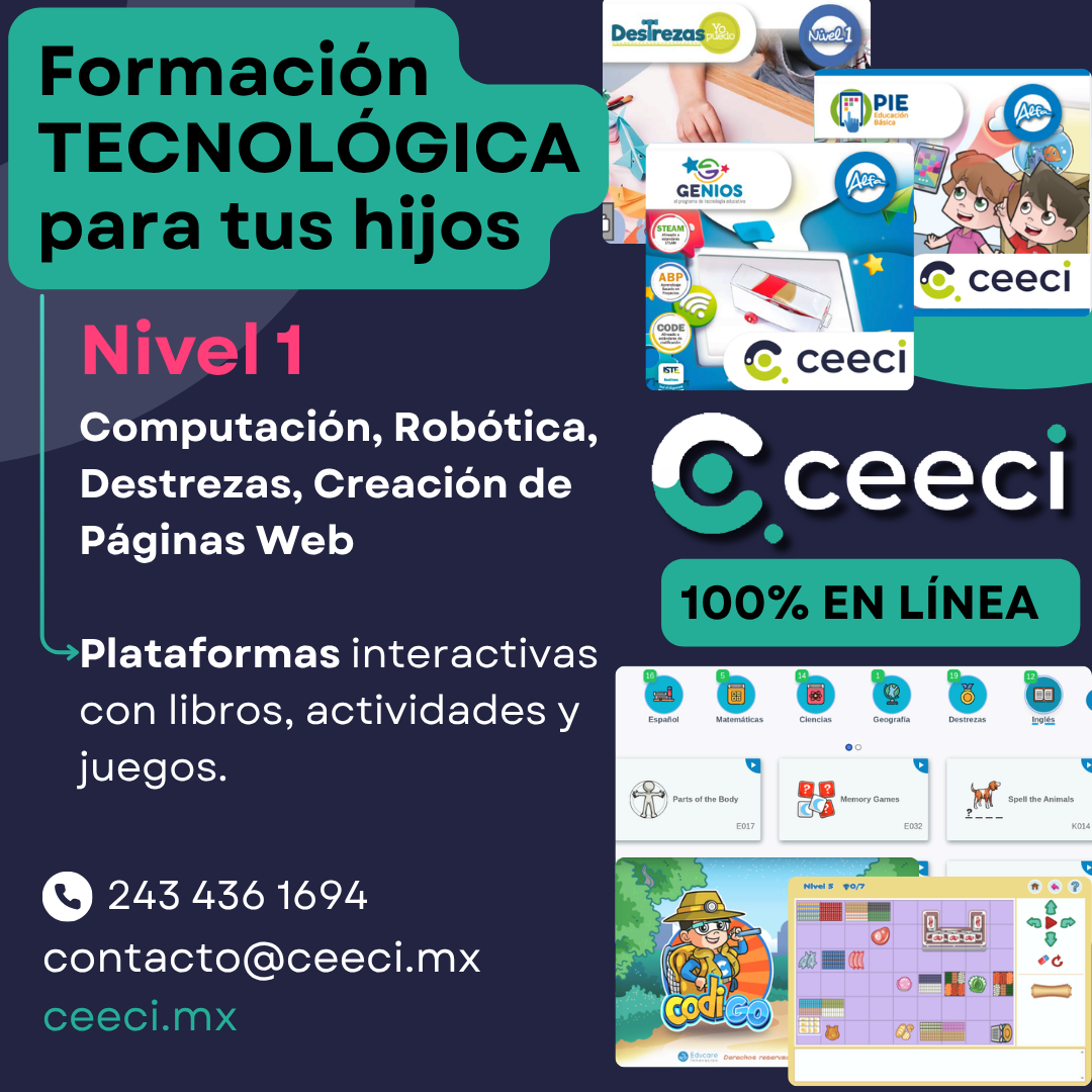 Formación Tecnológica para tus hijos - Nivel 1