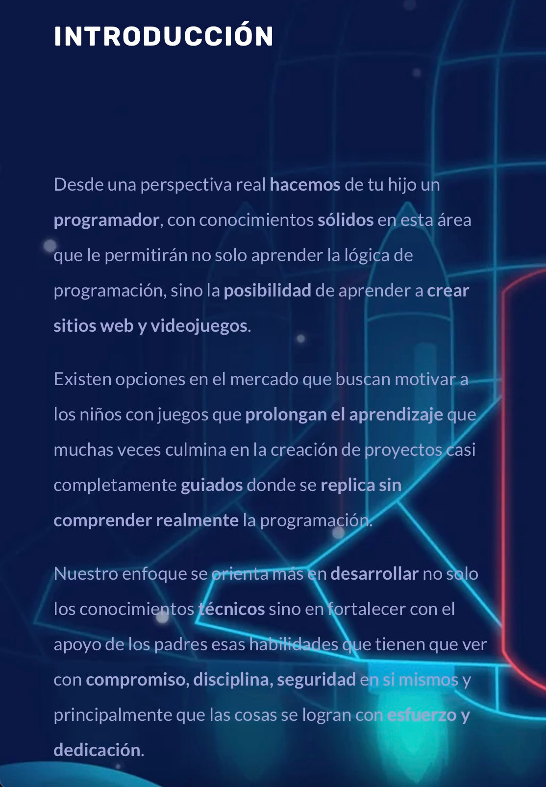 FASE 1: Hacemos a tu hijo programador