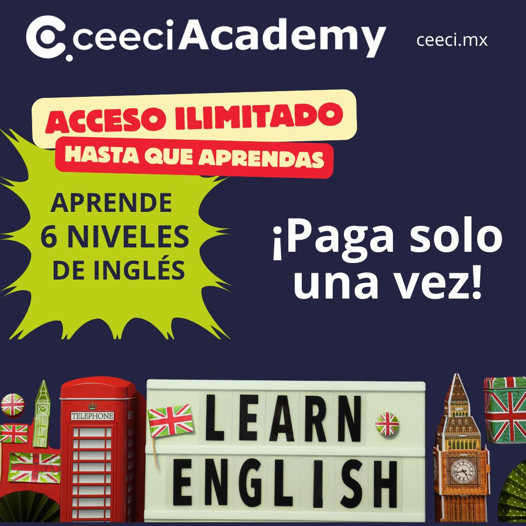 6 niveles de Inglés por solo $7,500 MXN