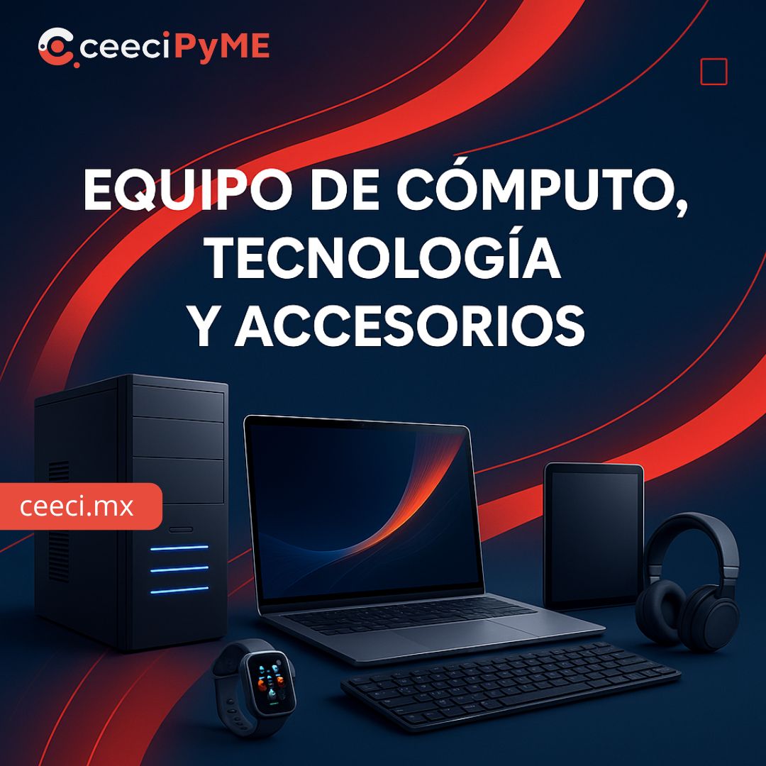Equipo de cómputo, tecnología y accesorios.