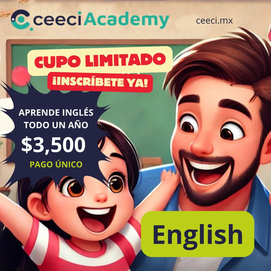 Aprende Inglés todo 1 año por solo $3,500 MXN