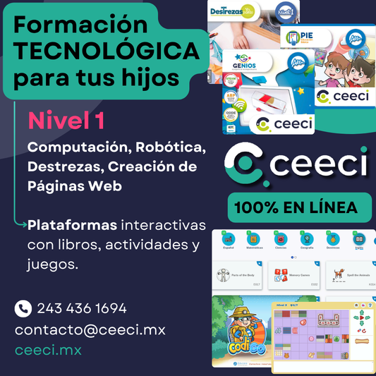 Formación Tecnológica para tus hijos - Nivel 1