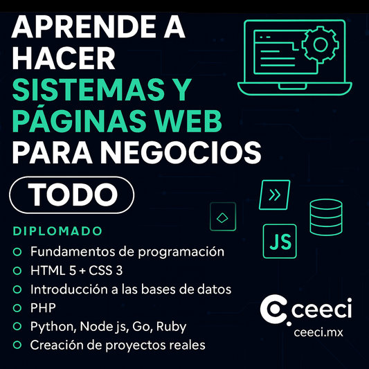 Aprende a crear sistemas y páginas web para negocios